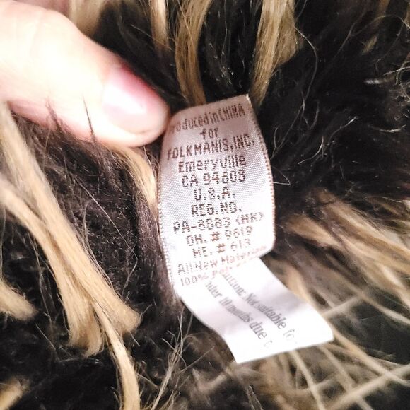 Folkmanis Brown Porcupine Hand Puppet Plush Toy Educational Play - Picture 8 of 9